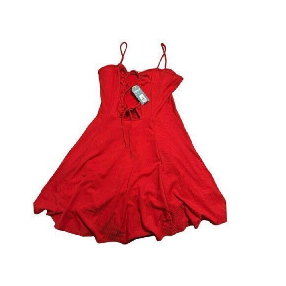 Earthbound Trading Red Dress Lace Front Size XL.‎  Boundless